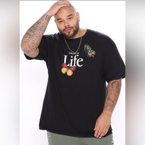 Fashion Nova Men Colors Of Life T-Shirt